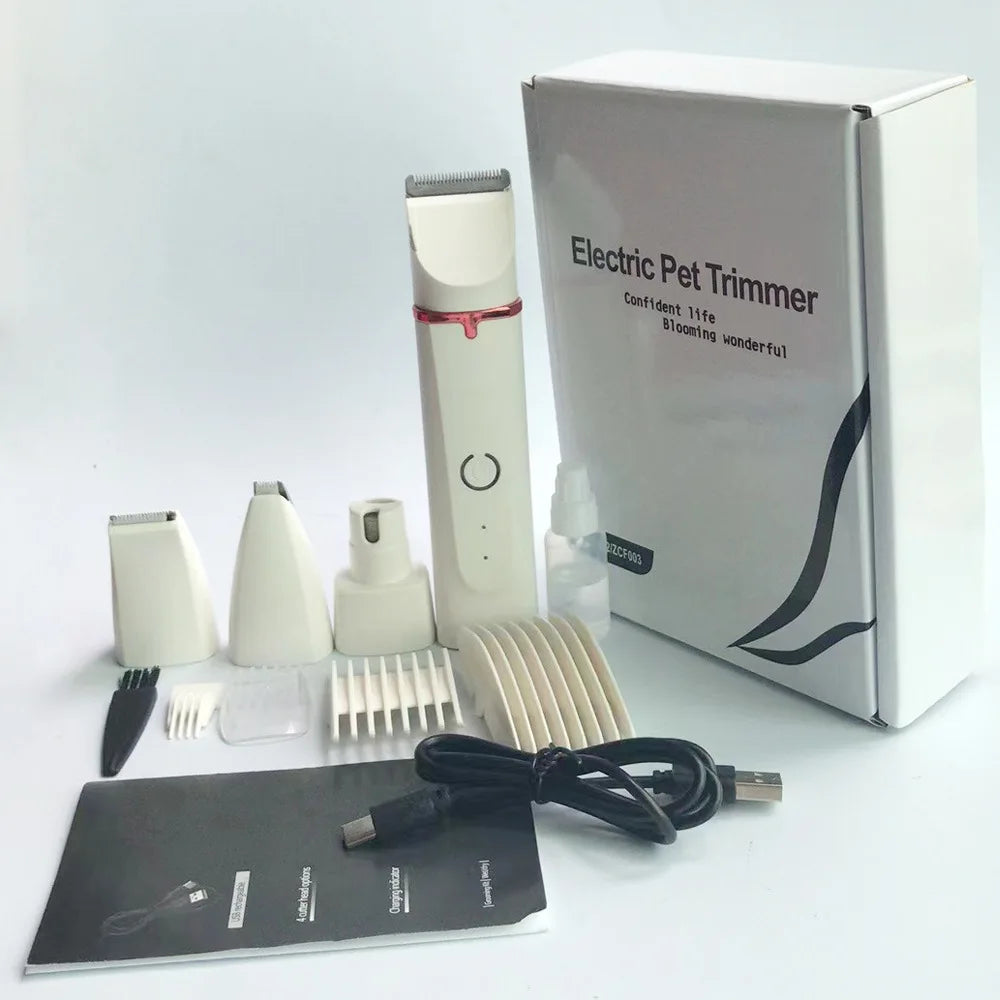 4 in 1 Electric Grooming Clipper for Dogs