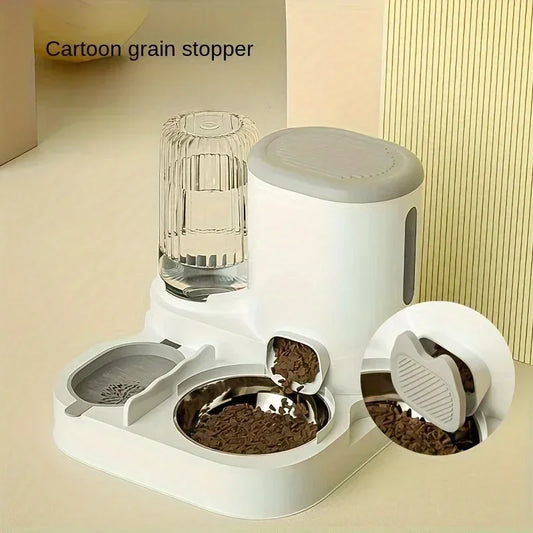 Automatic Feeder and Water Dispenser for Cats and Small Dogs